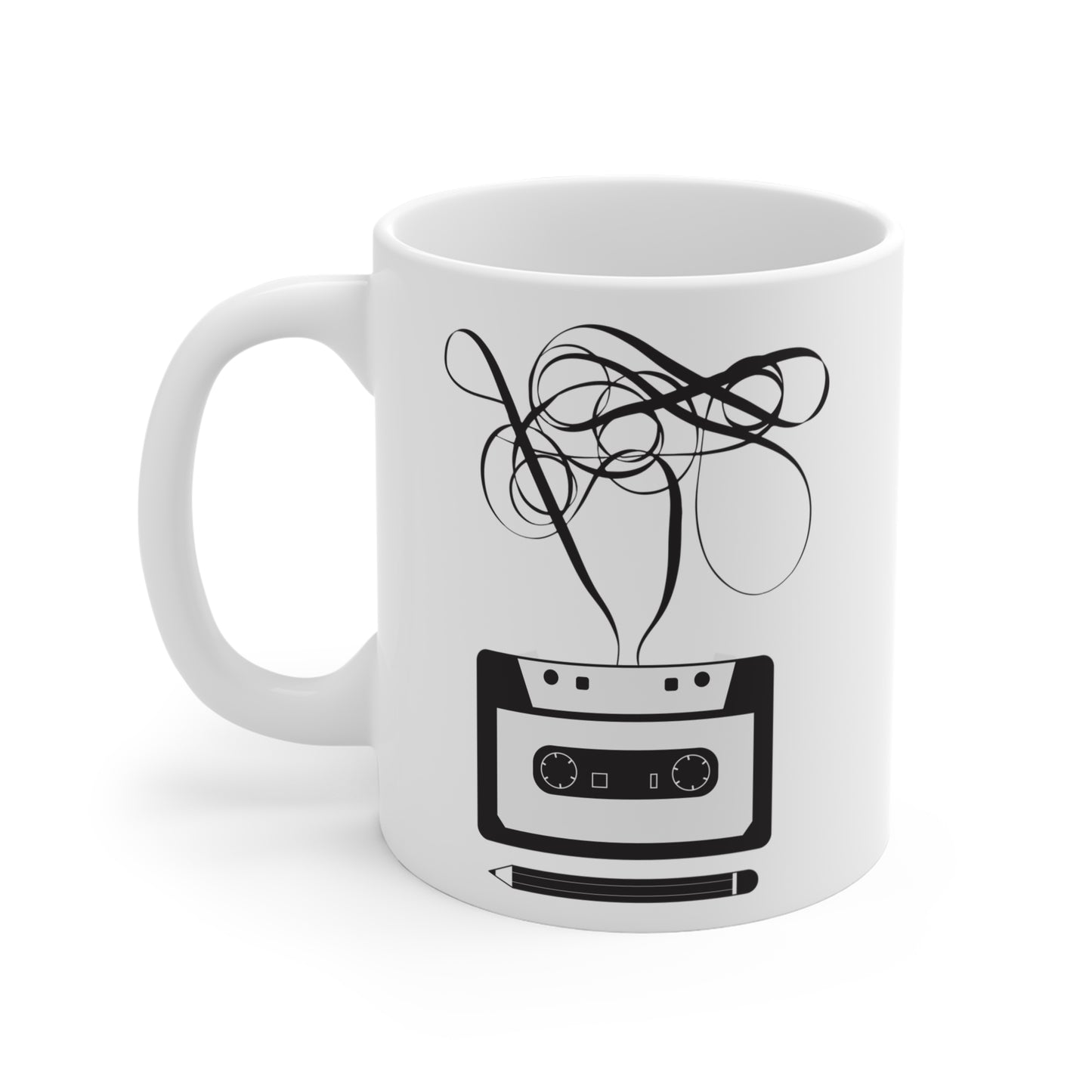 UNRAVELED CASSETTE TAPE Mug