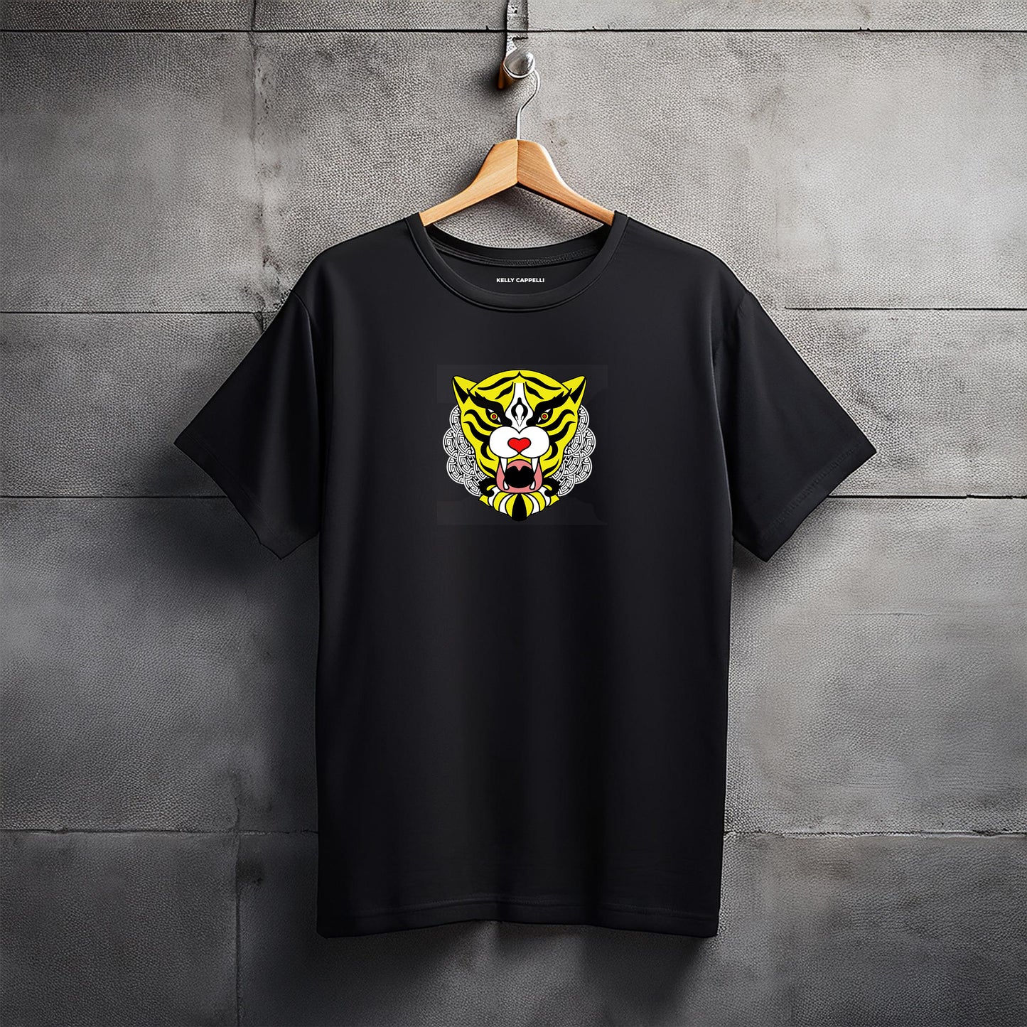 FIERCE TIGER BLACK Softstyle T-Shirt