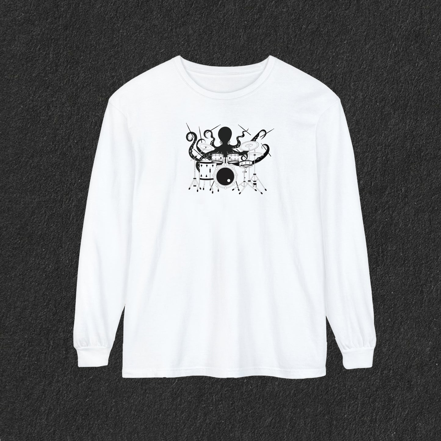 OCTO DRUMMER Long Sleeve T-Shirt