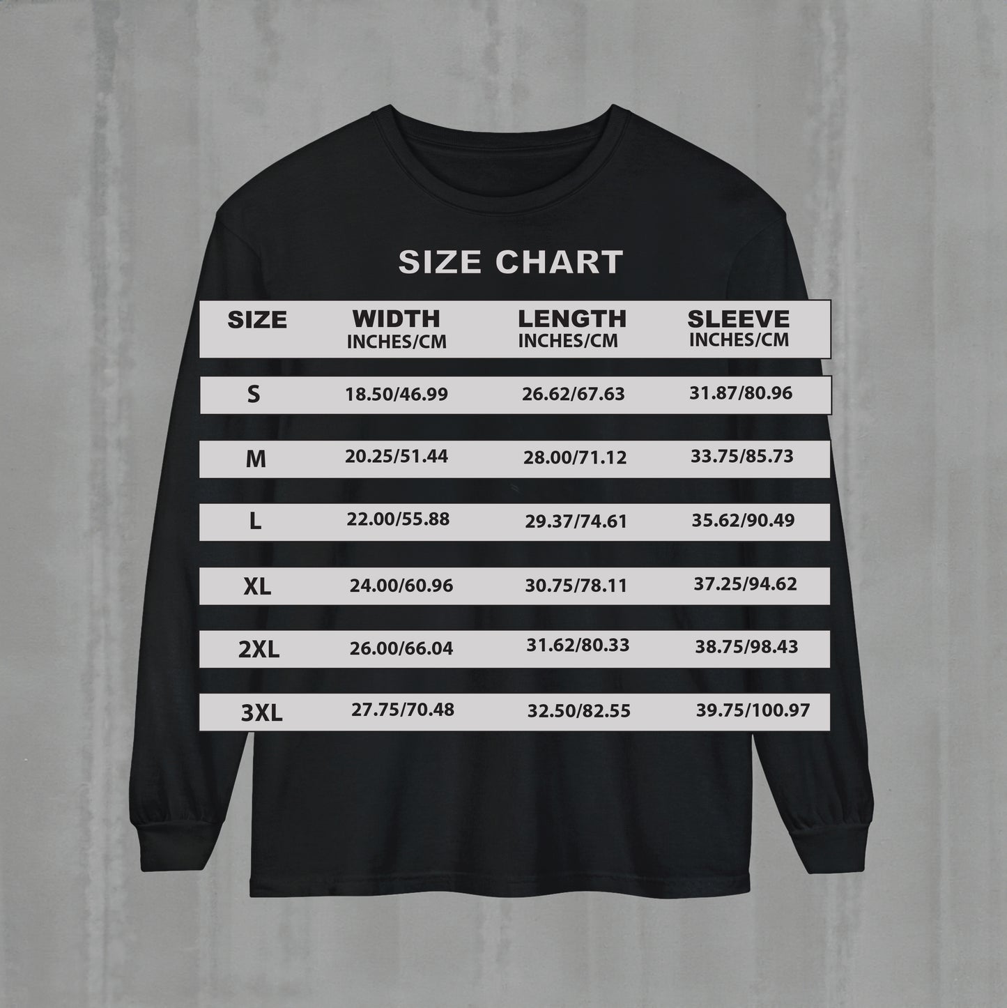 BLACK TIGER Long Sleeve T-Shirt