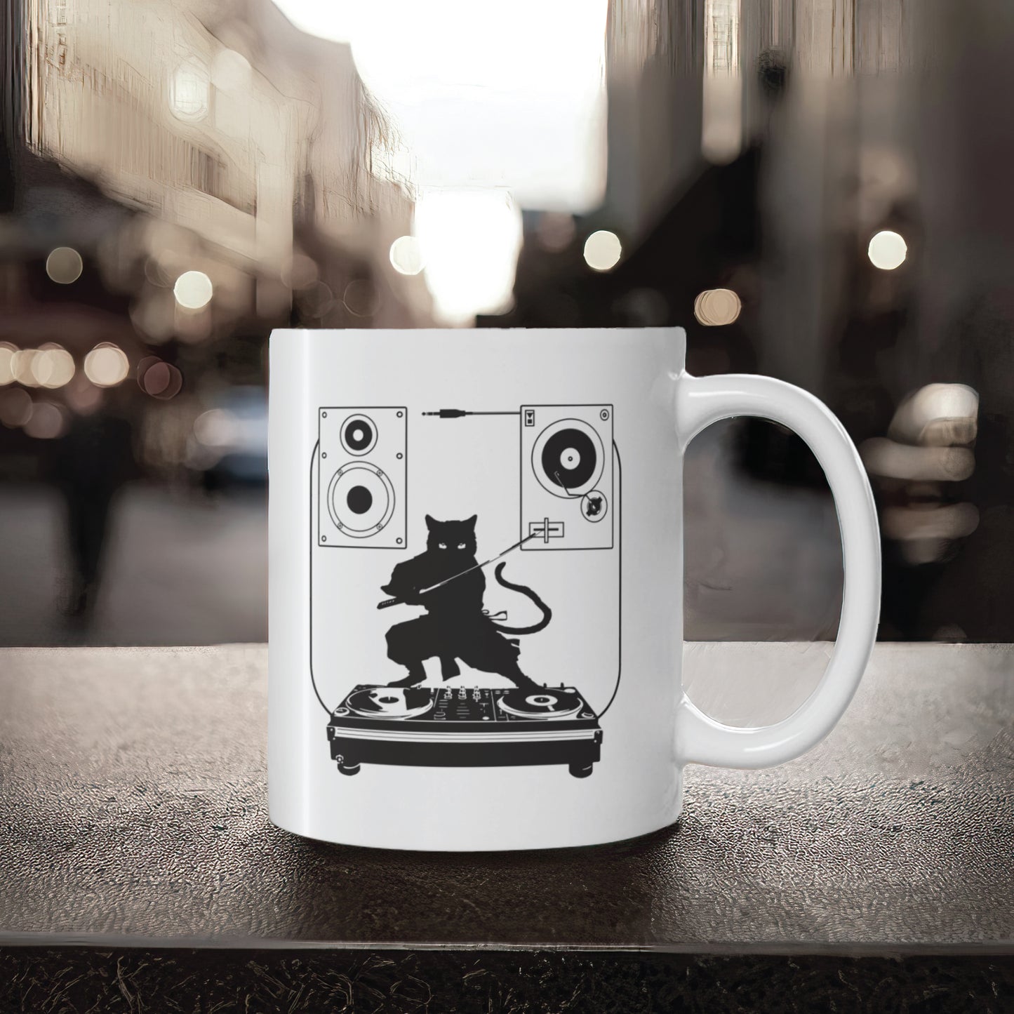 DJ NINJA CAT Mug