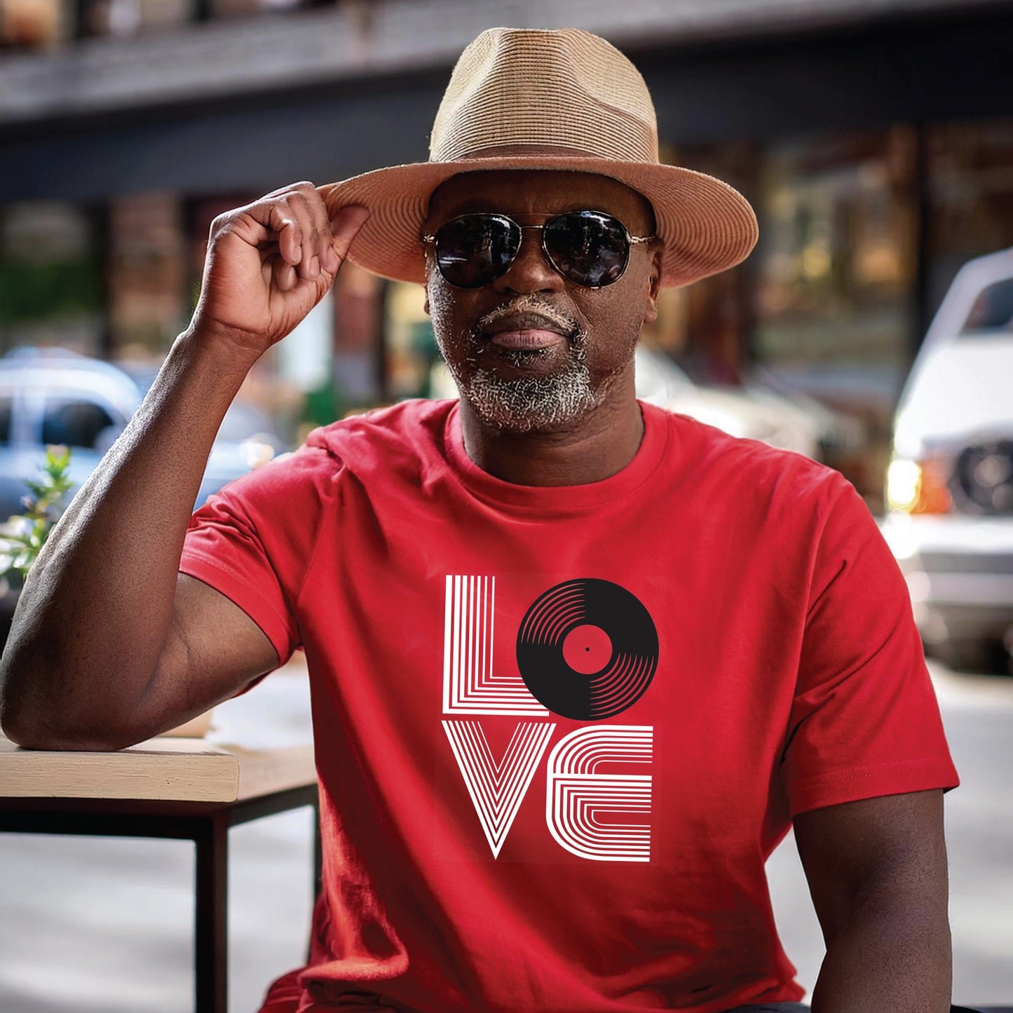 VINYL LOVE RED Softstyle T-Shirt