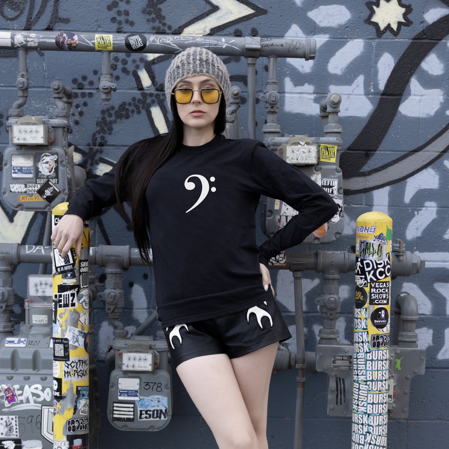BASS CLEFT Long Sleeve T-Shirt