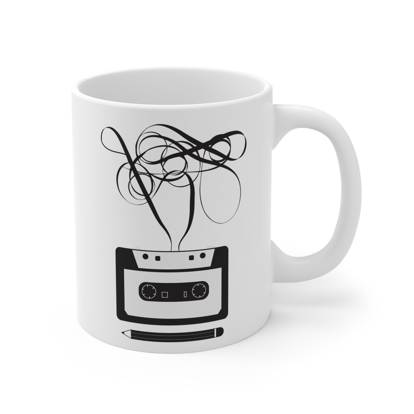 UNRAVELED CASSETTE TAPE Mug